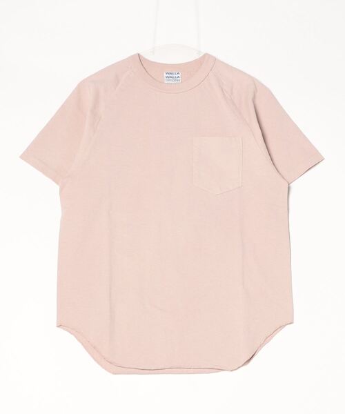 S/S BASEBALL TEE W/POCKET / ショートスリーブベースボールＴ W/ポケット（Tシャツ/カットソー）｜WALLA WALLA SPORT（ワラワラスポーツ） pattayablatt.com