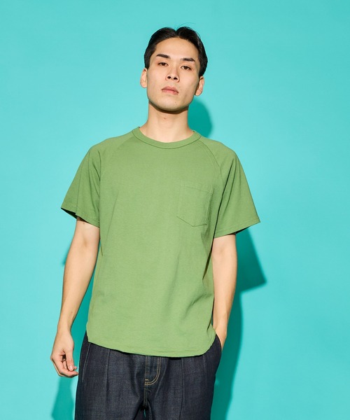 WALLA WALLA SPORT(ワラワラスポーツ)の「S/S BASEBALL TEE W/POCKET / ショートスリーブベースボールT W/ポケット(Tシャツ/カットソー・メンズ・ホワイト/ブラック/ネイビー/アイボリー/ブラック系その他/ブルー系その他/チャコールグレー/モーブ系/モカ/ピンク系その他3/ブルー系その他3/ピンク系その他2/グレー系その他2/ダークインディゴブルー/グリーン系その他2/オレンジ系その他・SMALL/MEDIUM/X-LARGE/LARGE/XX-LARGE/XXX-LARGE)」の8枚目の写真