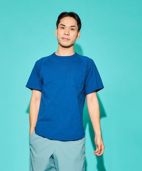 S/S BASEBALL TEE W/POCKET / ショートスリーブベースボールT W