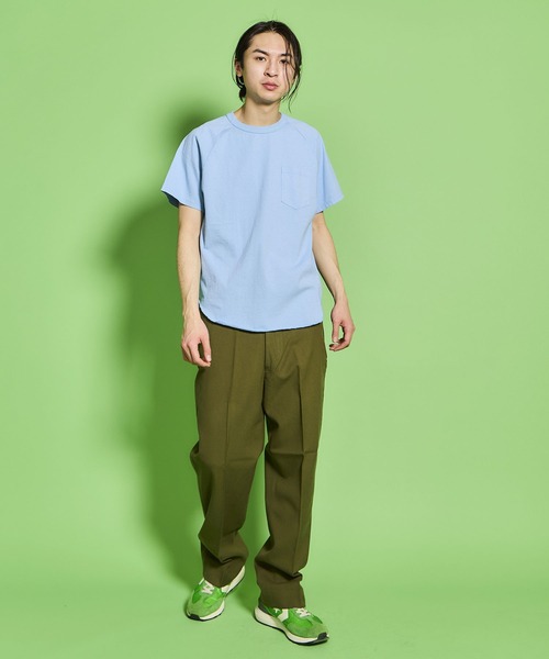 S/S BASEBALL TEE W/POCKET / ショートスリーブベースボールＴ W/ポケット（Tシャツ/カットソー）｜WALLA WALLA SPORT（ワラワラスポーツ） pattayablatt.com