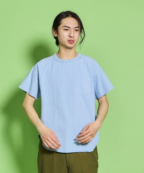 S/S BASEBALL TEE W/POCKET / ショートスリーブベースボールＴ W/ポケット（Tシャツ/カットソー）｜WALLA WALLA SPORT（ワラワラスポーツ） pattayablatt.com