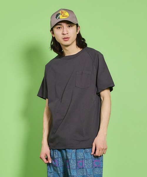 S/S BASEBALL TEE W/POCKET / ショートスリーブベースボールＴ W/ポケット（Tシャツ/カットソー）｜WALLA WALLA SPORT（ワラワラスポーツ） pattayablatt.com