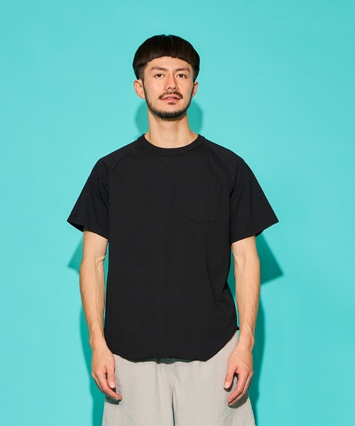 S/S BASEBALL TEE W/POCKET / ショートスリーブベースボールT W