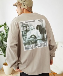 Mark Gonzales/マークゴンザレス MONO-MART別注 ビッグシルエット背面BIGプリント 長袖Tee