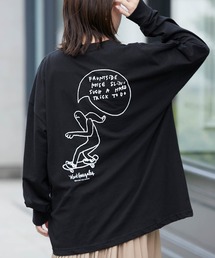 Mark Gonzales/マークゴンザレス MONO-MART別注 ビッグシルエット背面BIGプリント 長袖Tee