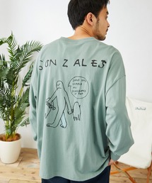 Mark Gonzales/マークゴンザレス MONO-MART別注 ビッグシルエット背面BIGプリント 長袖Tee