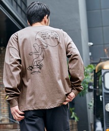 Mark Gonzales/マークゴンザレス MONO-MART別注 ビッグシルエット背面BIGプリント 長袖Tee