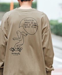 Mark Gonzales/マークゴンザレス MONO-MART別注 ビッグシルエット背面BIGプリント 長袖Tee