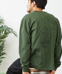 Mark Gonzales/マークゴンザレス MONO-MART別注 ビッグシルエット背面BIGプリント 長袖Tee