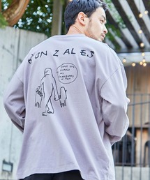 Mark Gonzales/マークゴンザレス MONO-MART別注 ビッグシルエット背面BIGプリント 長袖Tee