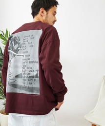 Mark Gonzales/マークゴンザレス MONO-MART別注 ビッグシルエット背面BIGプリント 長袖Tee