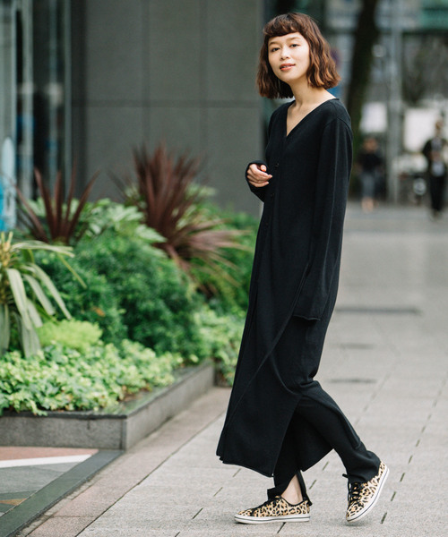 Munich（ミューニック）の「【3way】コットンカシミヤワンピース/ロングカーディガン（ワンピース・レディース・ブラック/レッド/アイボリー/モカ・FREE）」の20枚目の写真