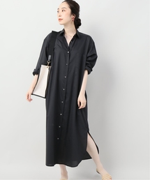 C/リヨセル ロングシャツワンピース◆