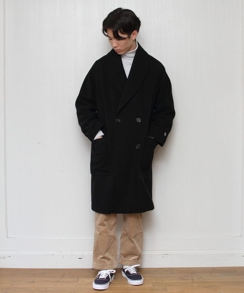 ORCIVAL オーシバル/ダブルオーバーコート/ブラック ORCIVAL（オーシバル）の「ORCIVAL/オーシバル ライトモッサー