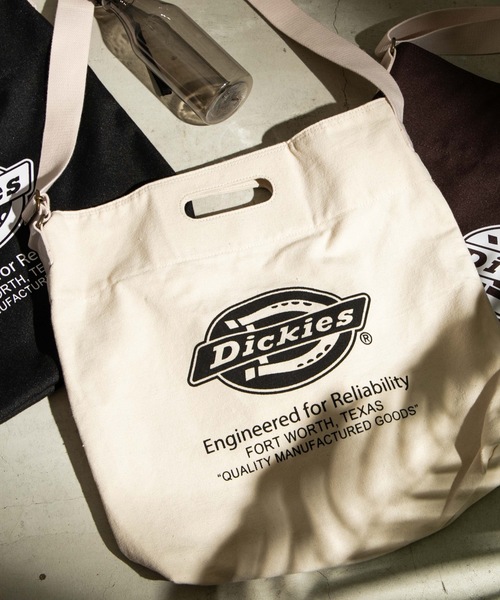 Dickies（ディッキーズ）の「∴WEGO/Dickies別注ハンドルショルダー（ショルダーバッグ・メンズ・ブラウン/ホワイト/ブラック・FREE）」の2枚目の写真