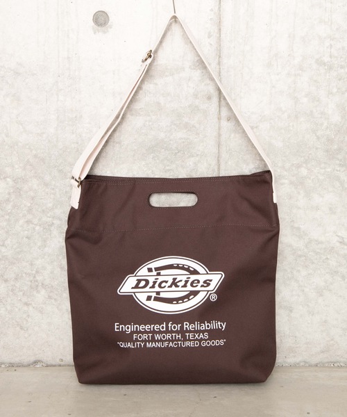 Dickies（ディッキーズ）の「∴WEGO/Dickies別注ハンドルショルダー（ショルダーバッグ・メンズ・ブラウン/ホワイト/ブラック・FREE）」の9枚目の写真