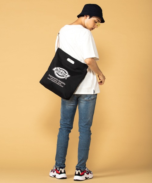 Dickies（ディッキーズ）の「∴WEGO/Dickies別注ハンドルショルダー（ショルダーバッグ・メンズ・ブラウン/ホワイト/ブラック・FREE）」の18枚目の写真