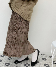 ベロアワッシャースカート【ZOZOTOWN限定アイテム】