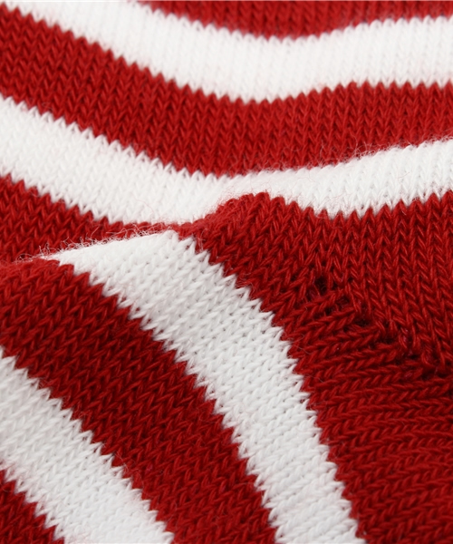 WEGO（ウィゴー）の「WEGO/ボーダーソックス（ソックス/靴下・レディース・ブラック/グレー/キャメル/レッド・FREE）」の7枚目の写真