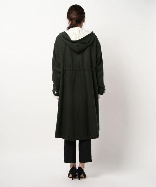 miniyu(ミニュウ)の「La SRIC/ロングモッズコート(モッズコート・レディース・ベージュ/カーキ・38)」の10枚目の写真