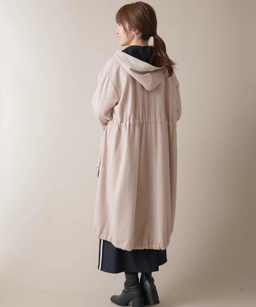 miniyu(ミニュウ)の「La SRIC/ロングモッズコート(モッズコート・レディース・ベージュ/カーキ・38)」の16枚目の写真