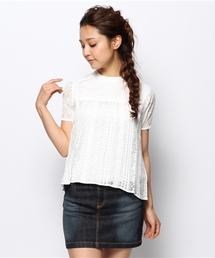 B:MING by BEAMS | ビーミング by ビームス / レーススタンドブラウス(シャツ/ブラウス)