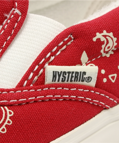 HYSTERIC GLAMOUR（ヒステリックグラマー）の「VINTAGE FLOWER pt スリッポン（スニーカー・レディース・レッド系その他/ネイビー/グレー系その他/ブラック系その他・23cm/25cm/24cm）」の5枚目の写真