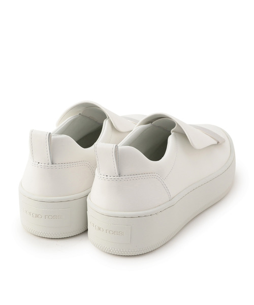 セルジオロッシ　ホワイト　スニーカー　38 Sergio Rossi（セルジオ ロッシ） 白スニーカー】着用レビューも