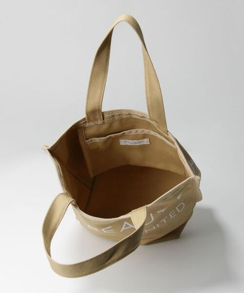 BEAUTY&YOUTH UNITED ARROWS(ビューティーアンドユースユナイテッドアローズ)の「BY∴ キャンバスロゴトートバッグ(トートバッグ・レディース・ベージュ/モカ/コバルトブルー/ナチュラル/ブラック/ライム/ライトグレー・FREE)」の10枚目の写真