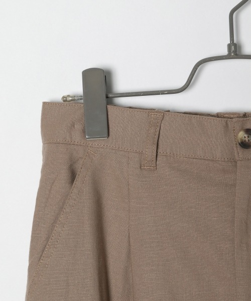 BAYFLOW（ベイフロー）の「リネンレーヨンワイドパンツ（その他パンツ・レディース・オフホワイト/ベージュ/ネイビー・SMALL/MEDIUM/LARGE）」の6枚目の写真