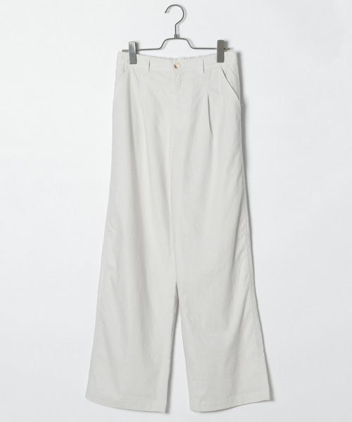 BAYFLOW（ベイフロー）の「リネンレーヨンワイドパンツ（その他パンツ・レディース・オフホワイト/ベージュ/ネイビー・SMALL/MEDIUM/LARGE）」の16枚目の写真