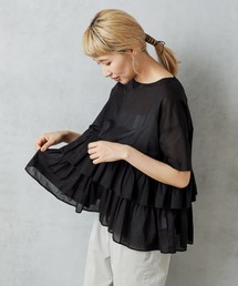 PUAL CE CIN | ティアードブラウス(シャツ/ブラウス)