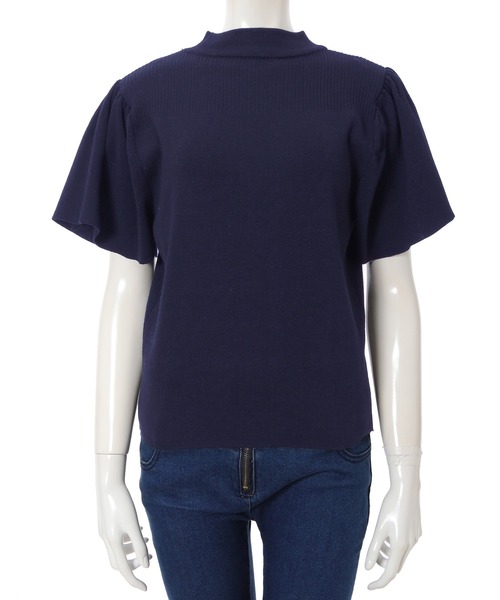 fifth（フィフス）の「フレアショルダーボトルネックニット（ニット/セーター・レディース・ベージュ/モカ/ブラック/ブルー系その他/ネイビー/チャコールグレー/ホワイト・MEDIUM）」の6枚目の写真