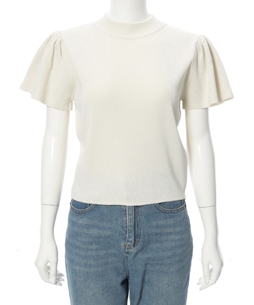 fifth（フィフス）の「フレアショルダーボトルネックニット（ニット/セーター・レディース・ベージュ/モカ/ブラック/ブルー系その他/ネイビー/チャコールグレー/ホワイト・MEDIUM）」の13枚目の写真