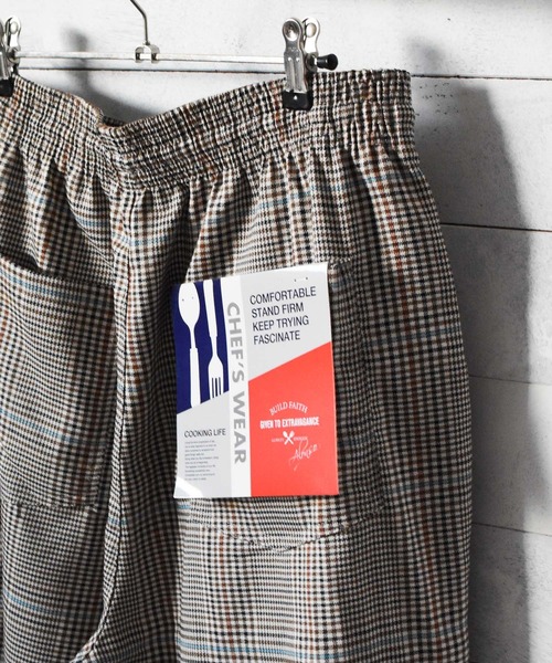 ARCHIVER(アーカイバ)の「【Ir】チェックシェフパンツ(その他パンツ・メンズ・ブラック/ベージュ・SMALL/MEDIUM/LARGE/X-LARGE)」の5枚目の写真