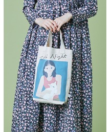 Charlotte mei x little sunny bite little girl tote bag