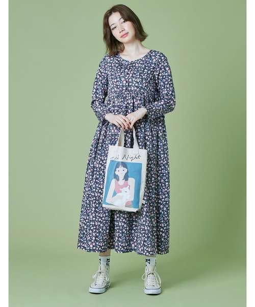 Little sunny bite（リトルサニーバイト）の「Charlotte mei x little sunny bite little girl tote bag（トートバッグ・レディース・ナチュラル・FREE）」の4枚目の写真
