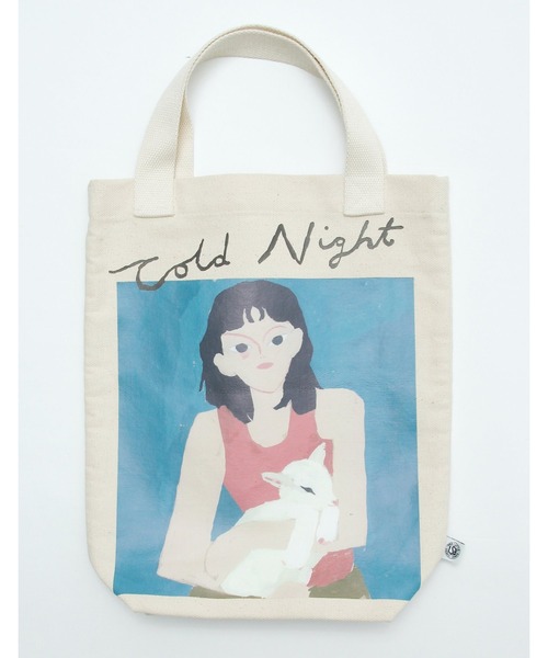 Little sunny bite（リトルサニーバイト）の「Charlotte mei x little sunny bite little girl tote bag（トートバッグ・レディース・ナチュラル・FREE）」の5枚目の写真