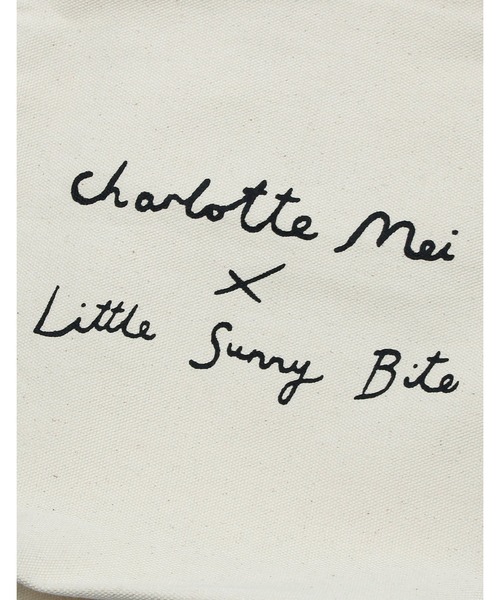 Little sunny bite（リトルサニーバイト）の「Charlotte mei x little sunny bite little girl tote bag（トートバッグ・レディース・ナチュラル・FREE）」の9枚目の写真