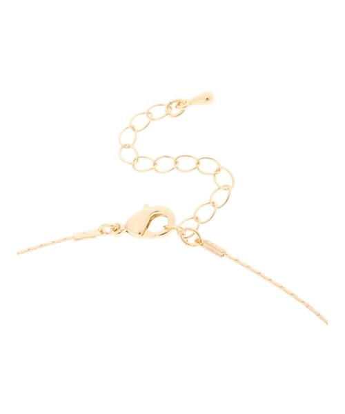 AMERICAN HOLIC（アメリカンホリック）の「ドロップメタルバーネックレス（ネックレス・レディース・シルバー/ゴールド・FREE）」の6枚目の写真