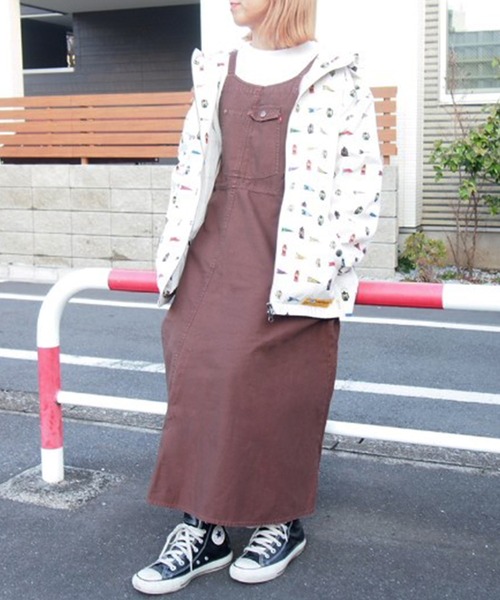 grn（ジーアールエヌ）の「◇PRINTWORKPARKA 総柄ﾌﾟﾘﾝﾄﾜｰｸﾊﾟｰｶｰﾄ/ﾂｲﾙ/ﾃﾞﾆﾑ/ﾍﾟｲｽﾞﾘｰ/ｽﾄﾗｲﾌﾟ（パーカー・メンズ・ブラック/インディゴブルー/ナチュラル/ストライプ・M/L）」の3枚目の写真