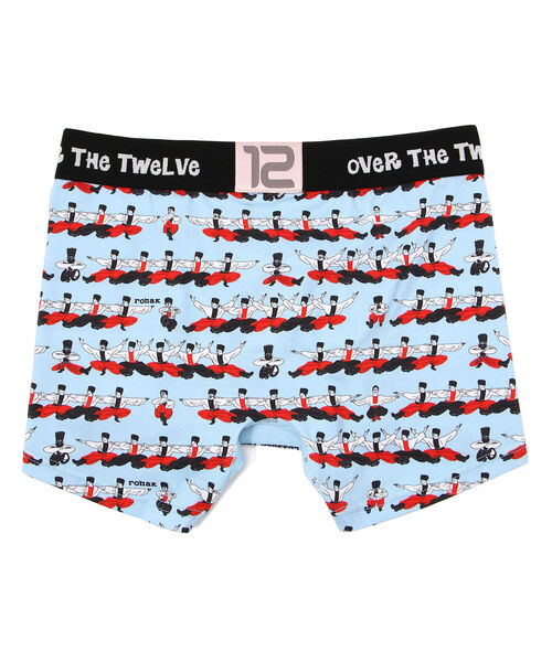 OVER THE TWELVE（オーバーザトゥウェルブ）の「OVER THE TWELVE/オーバーザトェルブ/WORLD DANCE（ボクサーパンツ・メンズ・ブルー/ベージュ・LARGE/MEDIUM）」の7枚目の写真