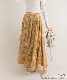 RANDA | ジャガードシフォンフレアスカート(スカート)