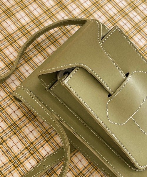 etade（エタード）の「【etade】stitch bag etda2（ショルダーバッグ・レディース・ブラック/モスグリーン/キャメル・FREE）」の21枚目の写真