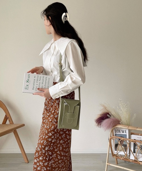 etade（エタード）の「【etade】stitch bag etda2（ショルダーバッグ・レディース・ブラック/モスグリーン/キャメル・FREE）」の22枚目の写真