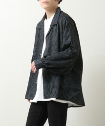 ZIP FIVE | バルーンスリーブビックシルエット長袖オープンカラーシャツ(シャツ/ブラウス)