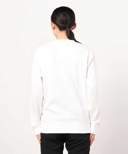 WEGO(ウィゴー)の「WEGO/カレッジロゴプリントプルオーバー(スウェット・レディース・ホワイト/スミクロ/ダークグリーン・SMALL/MEDIUM/LARGE)」の5枚目の写真