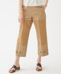 TOMORROWLAND | ストレッチチノ パッチワーククロップドパンツ(チノパンツ)