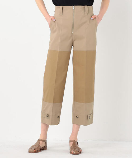 TOMORROWLAND (トゥモローランド)の「ストレッチチノ パッチワーククロップドパンツ(チノパンツ・レディース・ベージュ・34/36)」の9枚目の写真