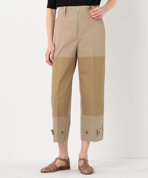 TOMORROWLAND (トゥモローランド)の「ストレッチチノ パッチワーククロップドパンツ(チノパンツ・レディース・ベージュ・34/36)」の5枚目の写真